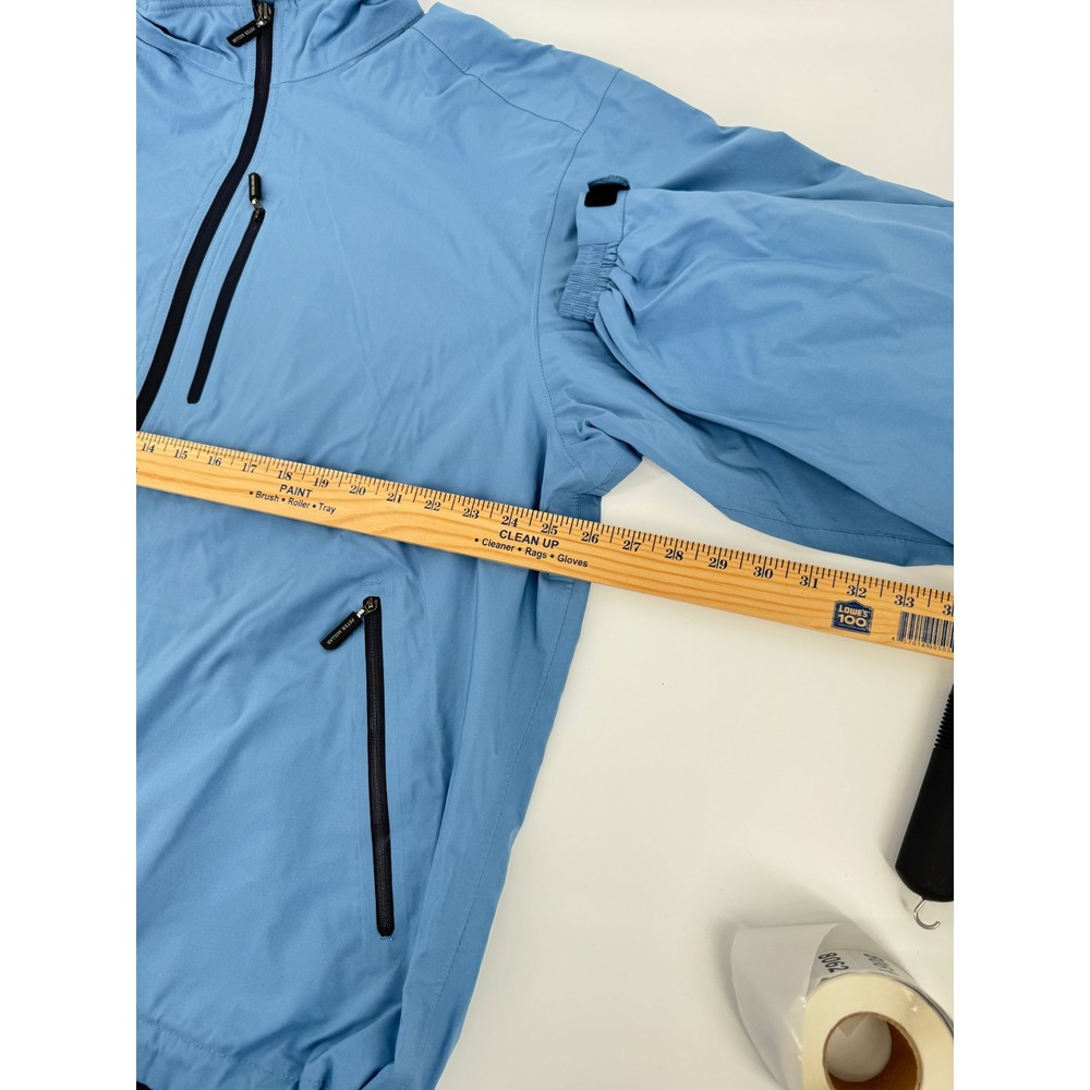 Peter Millar Element 4 Rain Wind Jacket Mens XXL Blue Waterproof Golf Coat - Picture 12 of 16